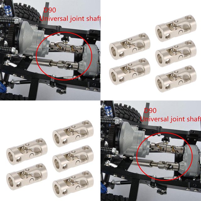 Acoplamiento de Junta Cardán Yotijar Universal Piezas para Coche RC Axial Scx10 D90 Hpi Acoplamiento universal