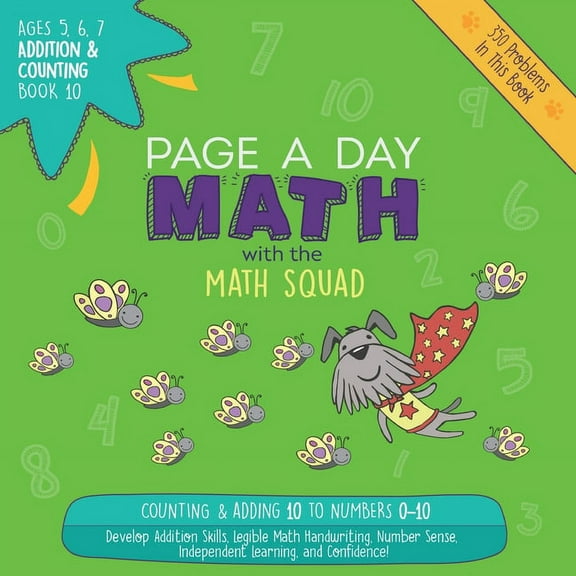 Addition & Counting Page A Day Math Addition & Counting Book 10: Adding 10 to the Numbers 0-10, Book BOOK1, (Paperback)