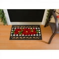 thumbnail image 2 of Evergreen Buffalo Plaid Poinsettias Kensington Indoor Outdoor Coir Interchangeable Doormat 9"x2'3" Multicolored, 2 of 2