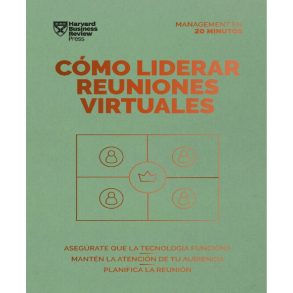 Libro Como Liderar Reuniones Virtuales Tapa Blanda, Autor Harvard Business Review, Editorial Reverte Management