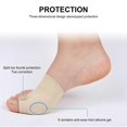 thumbnail image 4 of Foot Bunion Corrector Kit High Elasticity Hallux Valgus Corrector Soft Toe Separators, 4 of 4