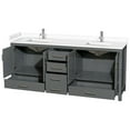 thumbnail image 6 of Wyndham Collection Wcs141480d-Vca-Mxx Sheffield 80" Free Standing Double Basin Vanity Set, 6 of 7