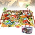 thumbnail image 1 of Dinosaur Figure Set Realistic Educational Mini Dinosaur Toys Table Ornament, 1 of 10