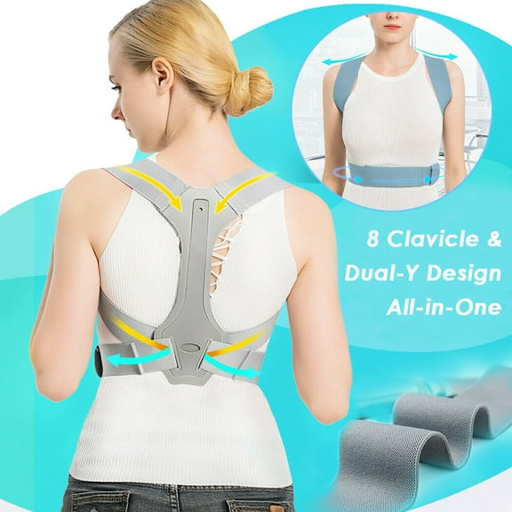 Adjustable Posture Corrector Back Support Shoulder Figure Brace Belt Men Women - M
