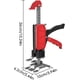 thumbnail image 3 of Lever Arm Lifter Height Adjustable Lifting Device With Scale 200Kg Handheld Jack Board Lift For Cabinets Floors Doors, 3 of 5