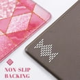 thumbnail image 5 of Pink Kitchen Rug Set of 2 Marble Anti Fatigue Mats for Kitchen Floor Kitchen Rugs Non Slip Washable Modern Comfort Standing Cushioned Kitchen Rugs and Mat Abstract, 17'''' x 30'''' + 17'''' x 47 '''', 5 of 6