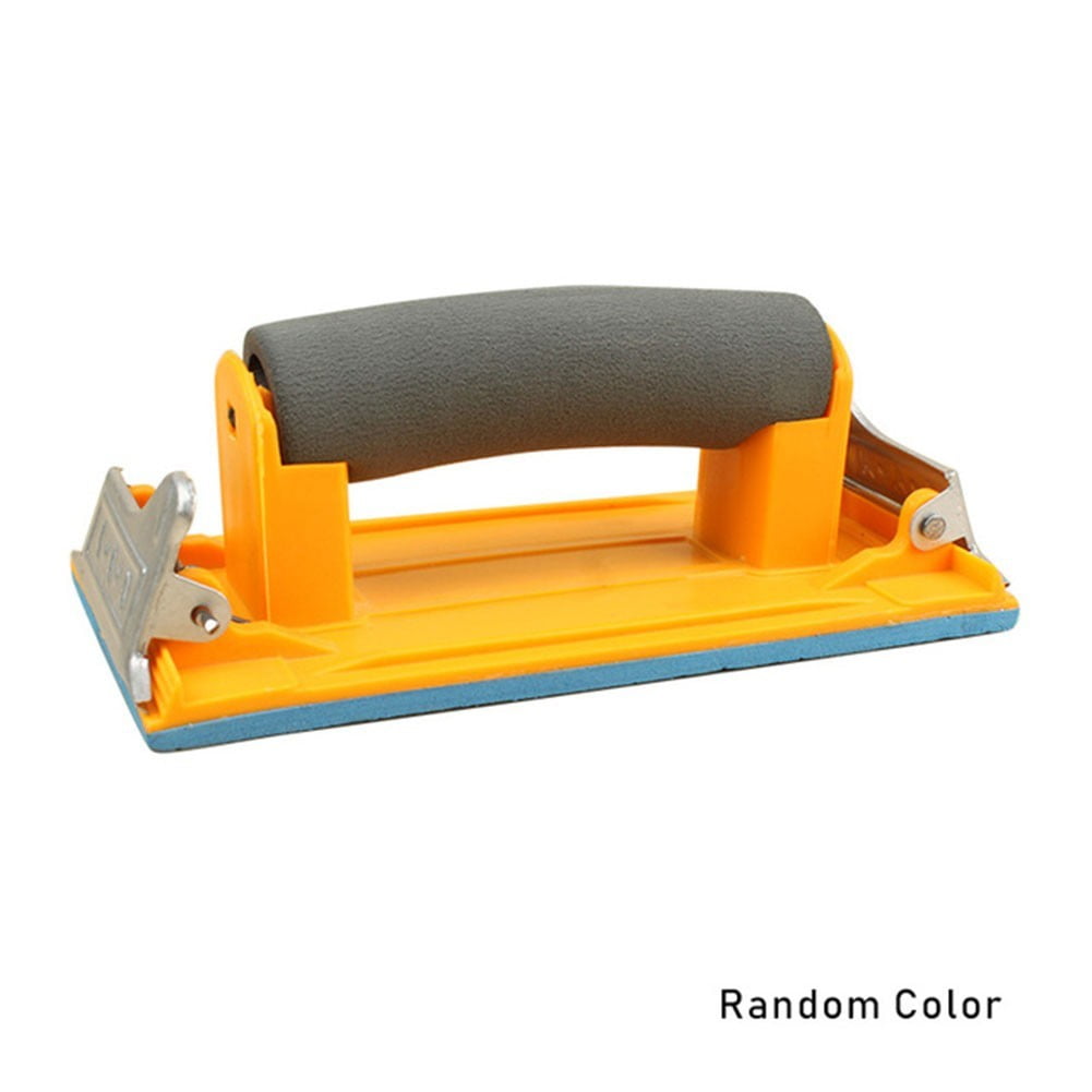 Drywall Sanding Block Sandpaper Holder Tool For Wood, Hand Sander With Handle 