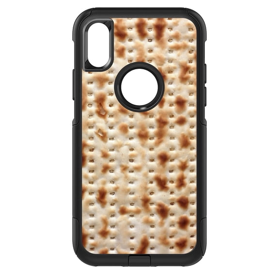 DistinctInk Custom SKIN / DECAL compatible with OtterBox Commuter for iPhone XS MAX (6.5" Screen) - Passover Matzah