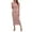 #0323-Pink, variant on Women's Midi Dresses Mock Neck Sleeveless Knit Dresses Casual Daily Style Lightweight Breathable Bodycon Slim Fit Dresses