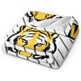 thumbnail image 2 of DePauw University Logo Fleece Blanket, Very Soft Microfiber Flannel Blanket for Couch Warm and Cozy for All Seasons, 2 of 6