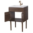 thumbnail image 2 of Cutler Kitchen And Bath Mid-Cnt-24 Garland 24" Free Standing Single Vanity Set - Brown, 2 of 2