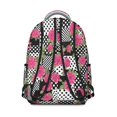 thumbnail image 3 of Pioneer Flower Floral Print Pattern Backpack for School, Cute School Bag with Adjustable Shoulder Straps and Padded Back, 15.3"x11"x7.1", 3 of 4