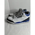 thumbnail image 5 of Ni - ke Ni - ke Jordan 3 Retro Sz 10.5 Racer Blue Tennis Shoes Men's Black White Some Wear, 5 of 5