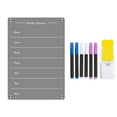thumbnail image 1 of Transemion Acrylic Board Dry Board Magnetic Magnetic Calendar Versatile Customizable Messages Weekly Board 23X33CM 1Set, 1 of 6