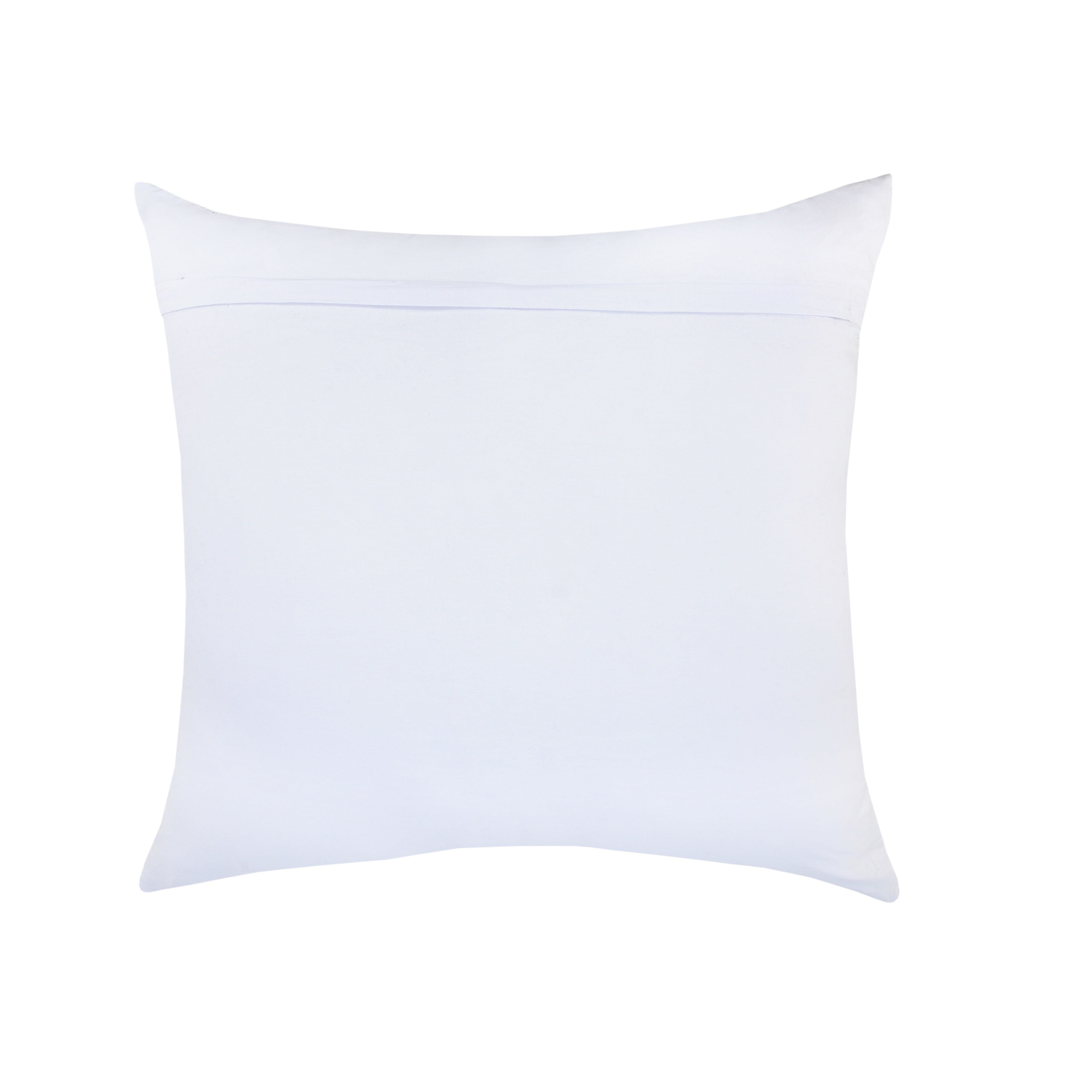 Ox Bay Ariya Blue/Ivory Chevron Cotton Adult Decorative Throw Pillow Cover