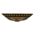 thumbnail image 4 of Meyda Tiffany 141938 Fleur-De-Lis 8 Light 53" Wide Flush Mount Bowl Ceiling Fixture -, 4 of 7