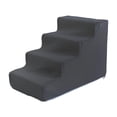 thumbnail image 3 of Escalera para perros, escalera, rampa para gatos, escalones para mascotas, multifuncional, resistente a los arañazos, funda extraíble ligera para sofá , 4 pasos gris oscu 4 Pasos Gris Oscuro, 3 of 10