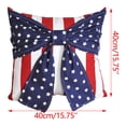 thumbnail image 3 of Huge Memorial Day Savings! Suncoda 4th of July Throw Pillow 18x18, Patriotic Throw Pillow Independence Day Throw Pillow 4th of July Decorations for Sofa Bed Home on Clearance, 3 of 9