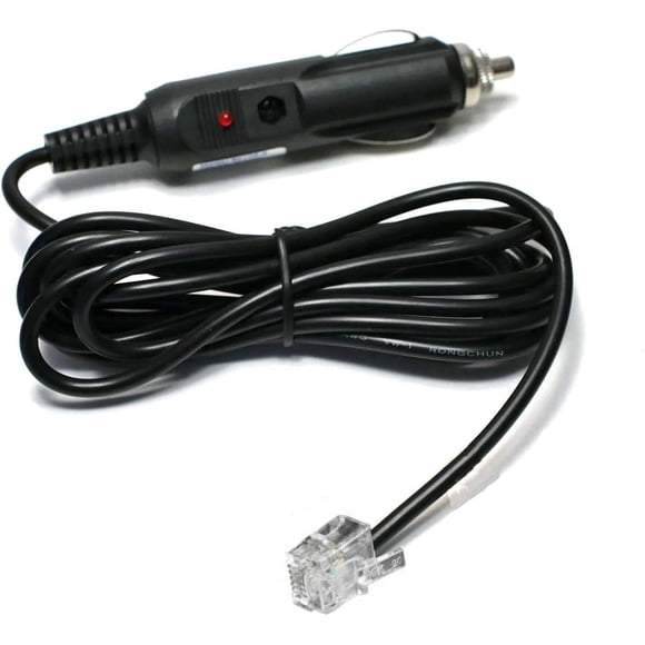Cable de alimentación para detector de radar, cable de alimentación recto de radar compatible con detector de radar Uniden R3 R7 R1, detectores de radar Escort Passport 9500i 8500 X50 Solo S2 Adaptado