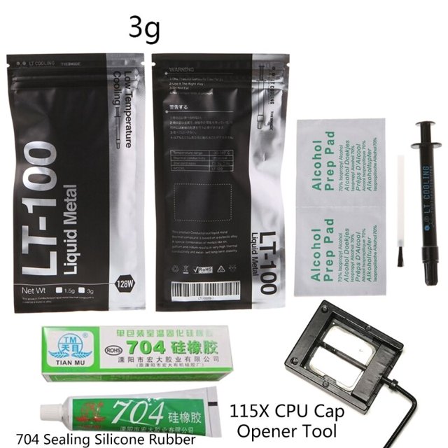Procesador de pasta de grasa conductora térmica, disipador térmico compuesto de ventilador de refrigeración, CPU GPU, ZF-12/ZF 10, 12W/mk