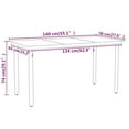thumbnail image 4 of vidaXL 5 Piece Garden Dining Set Black, 4 of 4