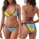 thumbnail image 3 of Fotbe Cute Ducky Traje de Baño para Mujer de Dos Piezas – Bikini Sexy de Tirantes Tipo Halter con Diseño Triangular, 3 of 6