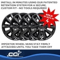 thumbnail image 4 of Coast To Coast 10 Spoke Gloss Painted 17" Wheel Cover, Black - Vehicle Specific Fit, 4 of 4