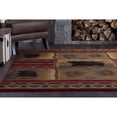 thumbnail image 2 of Alise Rugs Natural Lodge Novelty Graphic Indoor Area Rug 7'10 x 10'3 8' x 10' Indoor Living Room,Bedroom,Dining Room Black Rectangle, 2 of 5