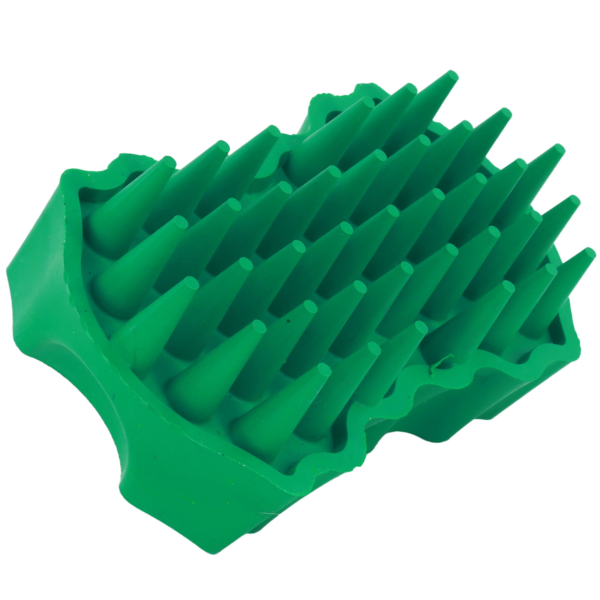 PetKORE: GroomBug - Cat, Medium - Green Deshedding Brush, Rubber Grooming Tool, Sooth & Massage, Pet Hair Removal, Bath Squeegee, Coat & Skin Care