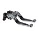 thumbnail image 1 of Palanca de freno y embrague corta larga para Yamaha YZF R1 15-22, palanca de manillar de motocicleta ajustable en 6 posiciones, aleación de aluminio, cabeza de titanio con mango negro, 1 of 1