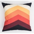 thumbnail image 2 of Ada Home Decor Decorative Square Throw Pillow, 18" x 18", Colorful Chevron Printed, 2 of 6