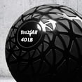 thumbnail image 6 of Yes4All Dynamic Slam Ball, PVC Sand Filled Medicine Ball, 10-40lbs Weight Ball - Black 40LBS, 6 of 7