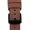 Dark Tan Distressed / Black Hardware, variant on Bandini Mens Leather Band for Apple Watch Band 44mm 45mm 42mm 41mm 40mm 38mm 49mm for Men, Distressed Leather for Apple Watch Ultra Band & Series 9 8 7 6 5 4 3 2 SE & iWatch - Brown Distressed / Black