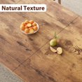 thumbnail image 4 of Eastvita 78-Inch Industrial Kitchen Table for 6-8 People Wide/Large Rectangular Dining Table for Kitchen/Dining Room//Living Room (Brown), 4 of 5