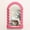 Arch-rose Pink, variant on Retro Wavy Mirror Wall Decor for Living Room,Maroon Vintage Decor