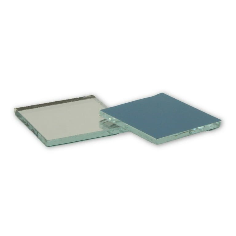 2 inch Glass Craft Small Square Mirrors Bulk 50 Pieces Square Mosaic Mirror tiles, Size: 2 x 2