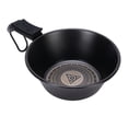 thumbnail image 1 of With Camping Bowl 250ml Stainless Steel Bowl with Handle for RV Travel Camping Backpacking Engraved Bottom Pattern Black, 1 of 7