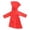Red, variant on NordicNest Kids Girls Boys Rain Jacket Lightweight Waterproof Raincoat Hooded Lined Long Windbreaker Trendy Toddler Dailywear