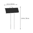 thumbnail image 2 of WEAVILUX Garden Labels Black Stainless Steel 4Pcs 11.8x3.5in, 2 of 8