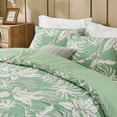 thumbnail image 1 of Gogreen 100% Algodón 3 Piezas Funda Nórdica Individual de Lujo Juegos de Cama Dobles Florales, Suaves y Transpirables, Funda Nórdica Cómoda con Patrón Individual, con Cierre de Cierre, 1 of 10