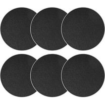 HQRP 6-Pack Charcoal Filters for Compost Bucket 7.25 Inch Round Compost Bin Filter for Kitchen Countertop Pail