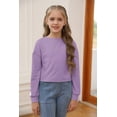 thumbnail image 5 of Sherrylily Girls Kids Crop Tops Long Sleeve Daisy Printed Fashion Pullover, 5 of 6