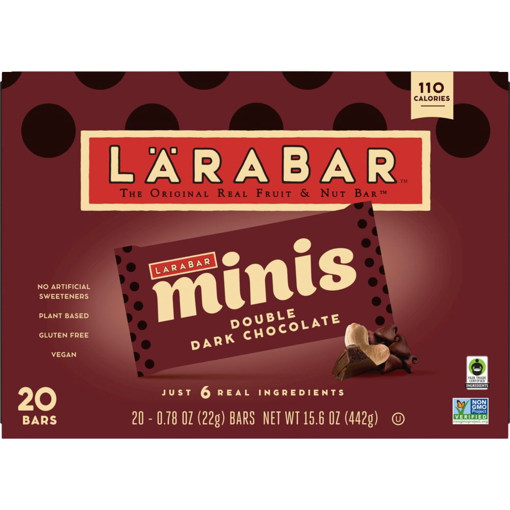 Larabar Minis Double Dark Chocolate Nut bars 20 ct / 0.78 oz - 5 Pack