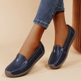 thumbnail image 3 of Loafers for Women, Casual Comfortable Slip On Flats, Lightweight Loafers Faux Leather Walking Shoes, 3 of 3