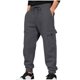 thumbnail image 2 of Pantalones largos para hombre, estilo casual, a la moda, con cordón en la cintura y múltiples bolsillos, elásticos, para sujetar los pies, de rayón., 2 of 9