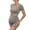 Khaki, variant on Tqyyweavej Maternity 2 Piece Outfit Quick Dry Short Sleeve Crewneck Yoga Tops and Over The Belly Solid Color Ribbed Workout Shorts