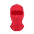 thumbnail image 3 of Opvise Solid Color Balaclava Ski Face Guard Outdoor Fishing Riding Cooling Neck Gaiter Full Head Windproof Sunscreen Headgear Red, 3 of 8