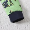 thumbnail image 6 of TOWED22 Girls Boys Print Pajamas 2 Pieces Long Sleeve Jammies Set Toddler Pjs Fall Winter Sleepwear 6-24 Months 2t 3t 4t 5t 6t 7t 8t 9t Children(Green,8-9 Y), 6 of 9