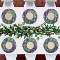 thumbnail image 7 of Ryvnso Blueberries Berries Round Plate Mats Dining Table Placemat Set of 4 for Holiday Decoration, 7 of 7