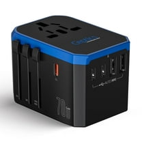 Ceptics Israel Travel Adapter 2-Pack – Type H With Quick Charge 3.0 & USB-C PD For Israel, Palestine